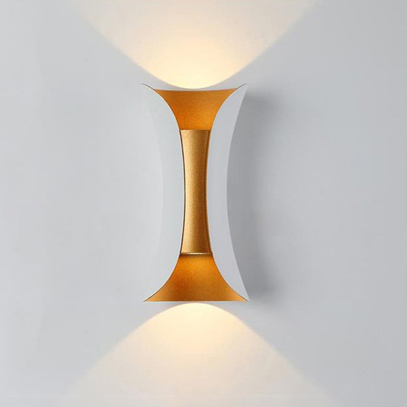 LED Outdoor Wall Lamp Aluminum Balcony Surface Mounted Cube Garden Porch Light Indoor &amp;amp; Exterio IP65 Waterproof Modern Bulbs