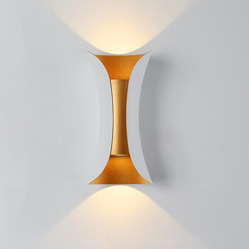 LED Outdoor Wall Lamp Aluminum Balcony Surface Mounted Cube Garden Porch Light Indoor &amp; Exterio IP65 Waterproof Modern Bulbs