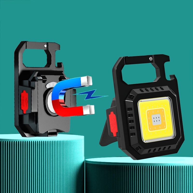 Portable LED Torch Mini Powerful Flashlight Waterproof Torch Pocket Work Light Multifunctional LED Lantern Camping Fishing Light