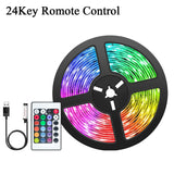 LED Strip Lights RGB 5050 2835 Bluetooth USB DC5V 1-5M Led Luces Flexible Ribbon For Room Decoration TV BackLight Diode Tape