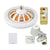 30W LED Fan Light E27 Bulb Universal AC85V-265V Ceiling Lamp 2 in 1 Creative Lighting Fan Lamp For Bedroom Study Night Market