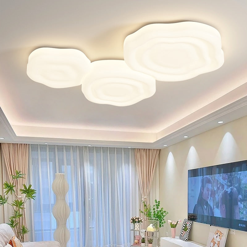 Living Room Main Lights Cloud Ceiling Lamp Modern Simple 2023 New Bedroom Study Children&#39;s Room Warm Indoor Lighting Decor Lamps