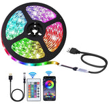 RGB LED Light Strip USB 5050SMD Rgb Light Tape Flexible Leds Light Strip Tape Wall Bedroom Decor TV BackLight DIY APP Control