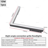 QIUBOSS Modern Magnetic Track Lights Embedded LED Spotlight Downlight Living Room Without Main Light Lighting Grille Lamp Series