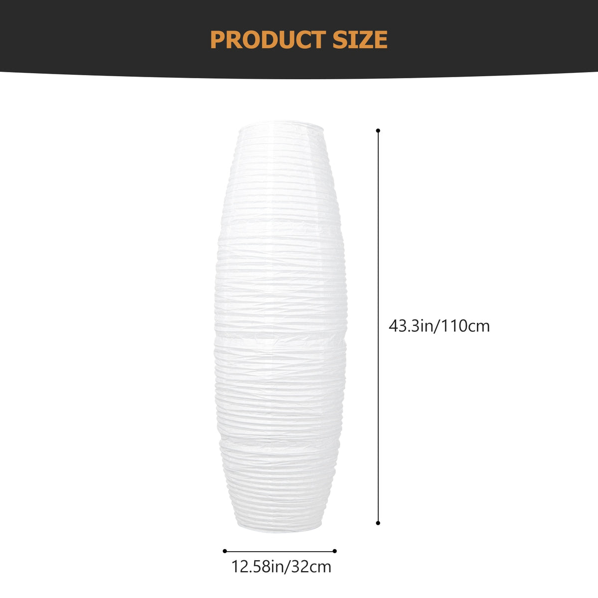 Lamp Shade Paper Floor Shades Light Lampshade Cover Lamps Lanterns Rice Style Chandelier Nordic Replacement Standing Table White