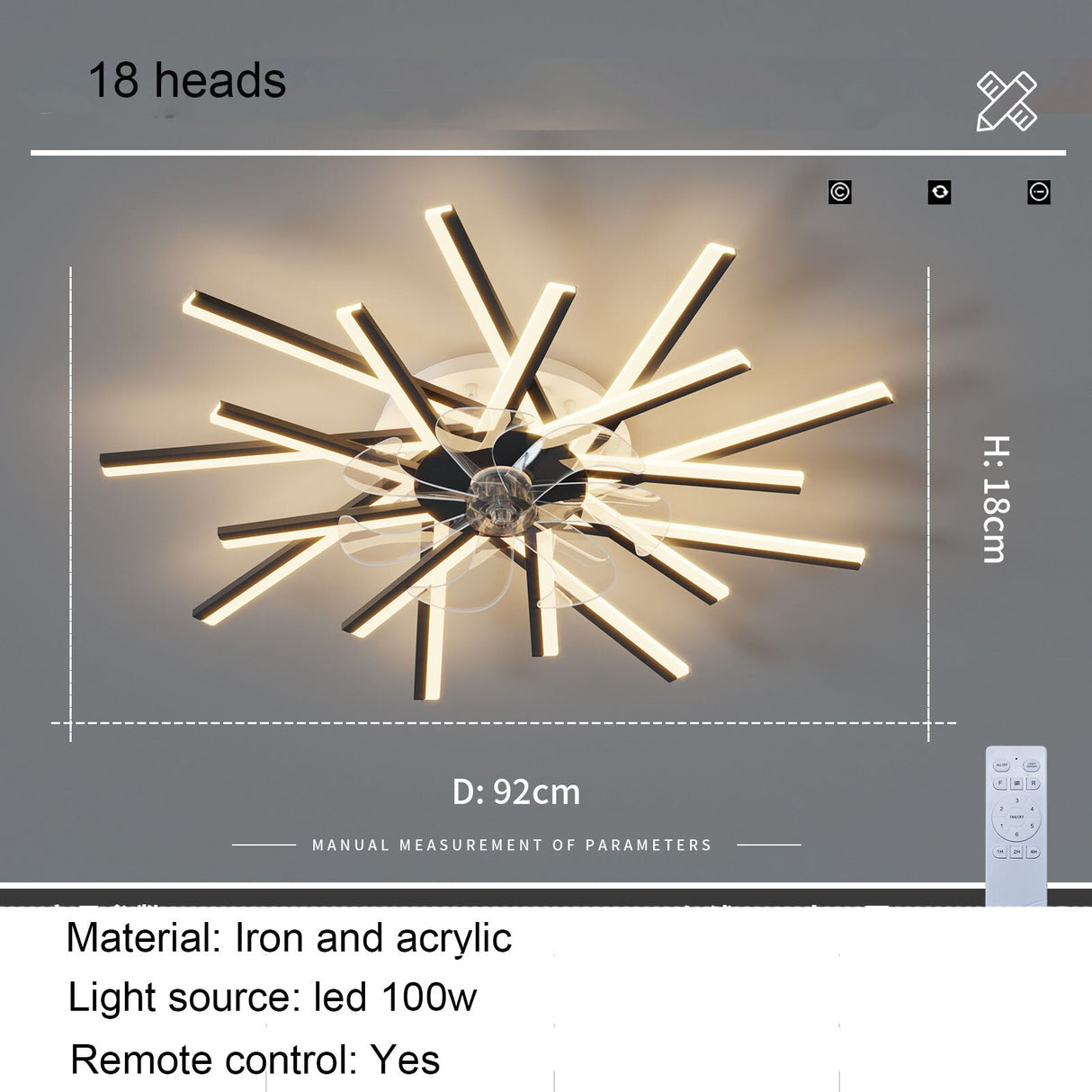 New Nordic Ceiling Fan Living Room Led Invisible Fan Lamp Ceiling Bedroom Fan Remote Control Reversible Blades Fans 110V 220V