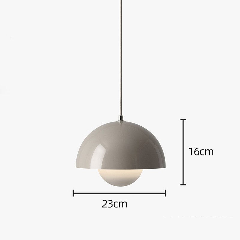 Modern Pendant Light semicircular Nordic color Restaurant hanging ceiling lamp Denmark indoor Living Room bar led Pendant Lamp