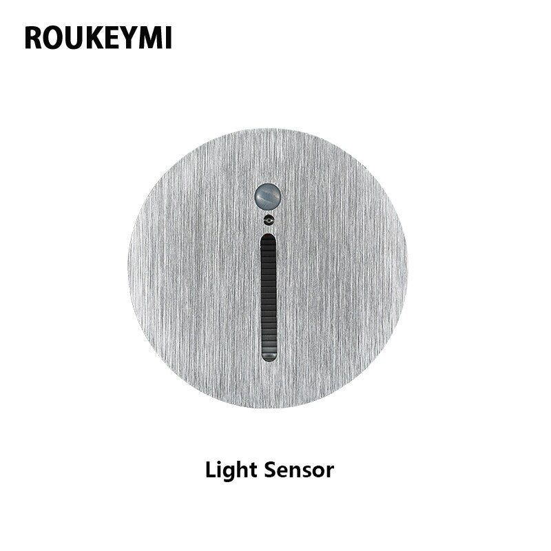 ROUKEYMI Waterproof Interior Sensor Staircase Light PIR Night Corner Led Footlight outdoor staircase light Sensor light