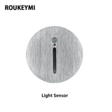 ROUKEYMI Waterproof Interior Sensor Staircase Light PIR Night Corner Led Footlight outdoor staircase light Sensor light