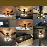 5 Blade Standard Ceiling Fan with Remote Control