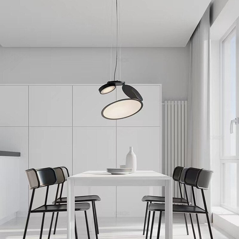 Art Deco LED Pendant Lights Novelty Restaurant Office Hang lamp Cord Hanging Height Adjustable Unique Bedroom Foyer Pendant Lamp