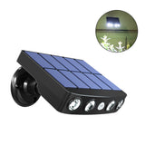 Powerful Solar Powered Led Wall Light Outdoor Motion Sensor Waterproof IP65 Lighting for Garden Path Garage Yard Street Lamps