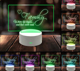 Atmosphere Lamp Creative Gift Memo Board LED Table Lamp USB Message Board with Pen Children's Gift 3D Night Light