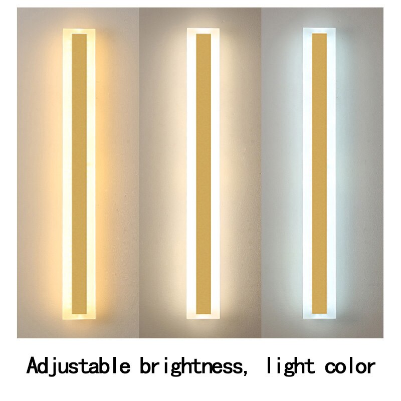 LED Long Wall Lamp，Outdoor，Waterproof，IP65，Garden, Decorative Lighting，Modern，Balcony，Villa，110v 220v