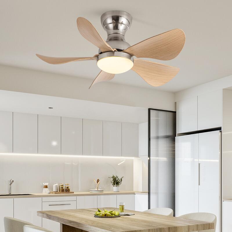 Modern Black White Low Floor DC Motor 32W Ceiling Fans With Remote Control Simple Ceiling Fan Without Light Home Fan 220V 110V