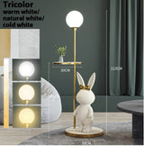 Floor Lamp Nordic Modern Fashion Coffee Table Chirdren Lights E27 Boy and Girl Room Bedroom LED Rabbit Floor Lamp Fixture Led