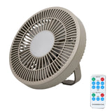 New Xiaomi Summer Air Cooler Fan with LED Lamp Remote Control Rechargeable USB Power Bank Ceiling Fan 3 Gear Wall Ventilador