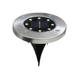 8/16 LED Solar Lawn Yard Buried Solar Lights Solar Garden Light Waterproof Outdoor Lantern PathWay Floor Under Ground Spot Lamp