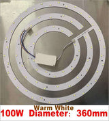 100W 36W 24W 18W 12W LED Ring PANEL Circle Light SMD LED Round Ceiling board circular lamp board AC 220V 230V 240V LED light