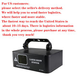 NEW 500mw RGB Laser Beam Line Scanner Projector DJ Disco Stage Lighting Effect Dance Party Wedding Holiday Bar Club DMX Lights