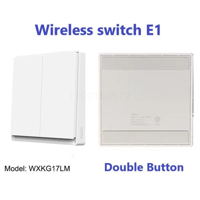 New Aqara Smart Wall Switch E1 ZigBee 3.0 Smart Home Wireless Key Light Switch Fire Wire With NO Neutral For Xiaomi Home homekit