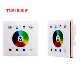 RGB/RGBW wall mounted Touch Panel Controller glass panel dimmer switch Controller DC12V-24V