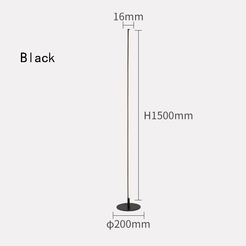 Modern Floor Lamp Minimalist Led Standing Lamp Nordic Gold Floor Lamps for Living Room Bedroom Lamp Study Street Lamp Lambader
