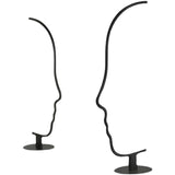 Nordic Minimalist Creativity Human Face Led Floor Lamp Living Room Bedroom Home Decor Bedside Sofa Corner Standing Ambient Light