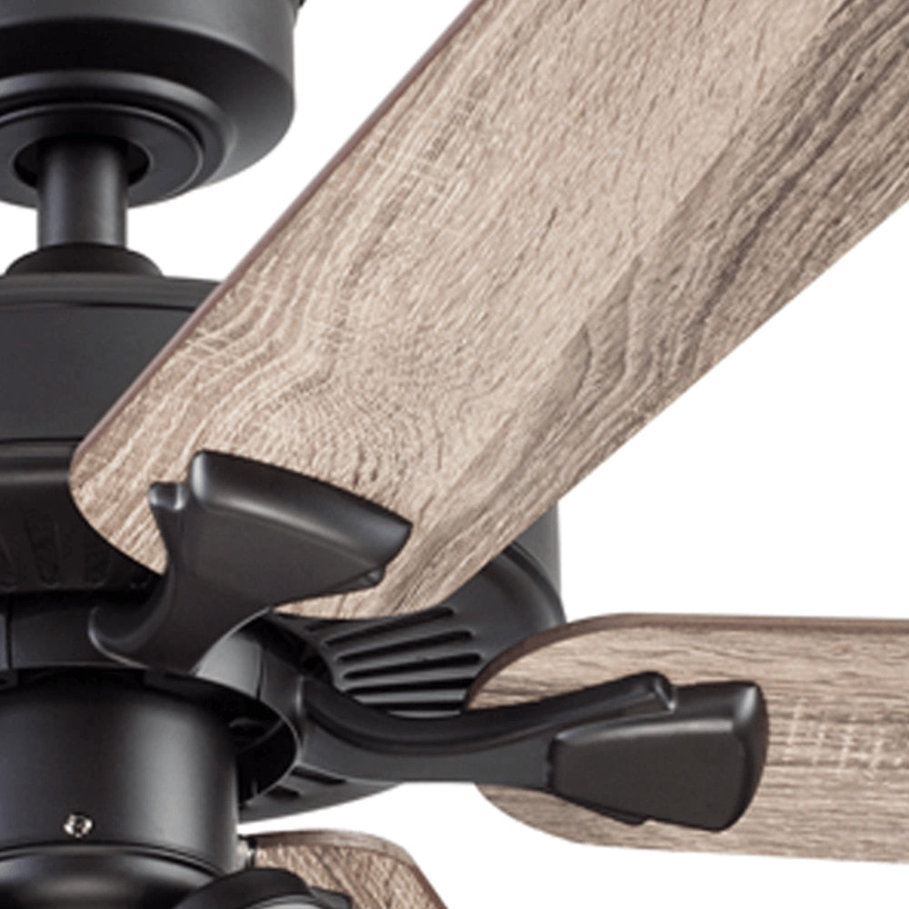 Stannor Indoor Ceiling Fan, Espresso Bronze Ceiling Fan with Light Rechargeable