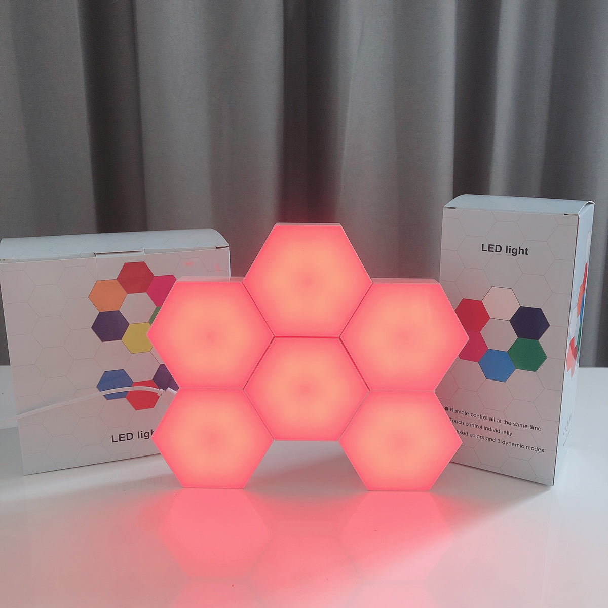 Smart Remote Control LED Hexagonal Light