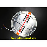 LED Slim Panel Light 6W 8W 15W 20W Aluminum Round Ceiling Recessed Downlight Adjustable Hole 85-265V Indoor Lighting