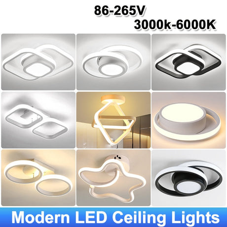 Modern Aisle LED Ceiling Lamp Simple Minimalist Chandelier For Corridor Entrance Attic Indoor Lighting Fixtures Pendant Light