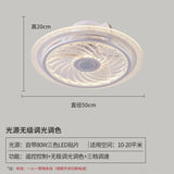 110V / 220V Nordic light with fan Ceiling Fan Lamp Invisible Restaurant Living Room Fan Home Decor chandelier fan ceiling