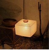 Japanese Creative Tripod Floor Lamp Designer Wabi-sabi Style Bedroom Rice Paper Standing Lights Home Hotel Lighting Decoration