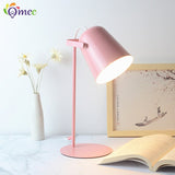 Nordic Iron Art LED Fashion Simple Desk Lamps Eye Protection Dimming Metal Pen Holder Table Lamp Living Room Bedroom Home Decor
