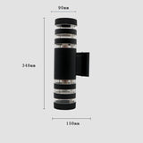 E27 Lights Lighting Outdoor Wall Light Waterproof Up Down Aluminum Garden Light Wall Lamp Corridor Lighting EU US