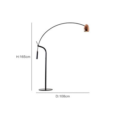 Nordic Modern Minimalist Living Room Floor Lamp Bedroom Creative Designer Sofa Fishing Vertical Table Lighting