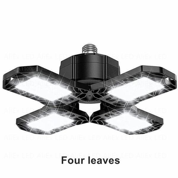 E27 LED Bulb Fan Blade Timing Lamp AC85-265V 180W Foldable Led Light Bulb Lampada For Home Ceiling Light With Remote Controller