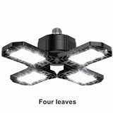 E27 LED Bulb Fan Blade Timing Lamp AC85-265V 180W Foldable Led Light Bulb Lampada For Home Ceiling Light With Remote Controller