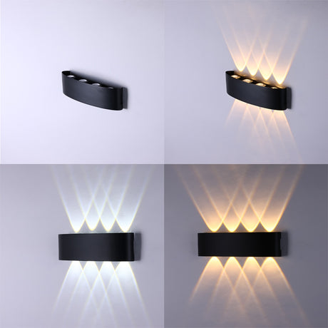 LED Wall Lamp,IP65 Waterproof Aluminum Interior or outdoor Lighting Lights for courtyard Bedroom wall Stairs ,Led Wall Light