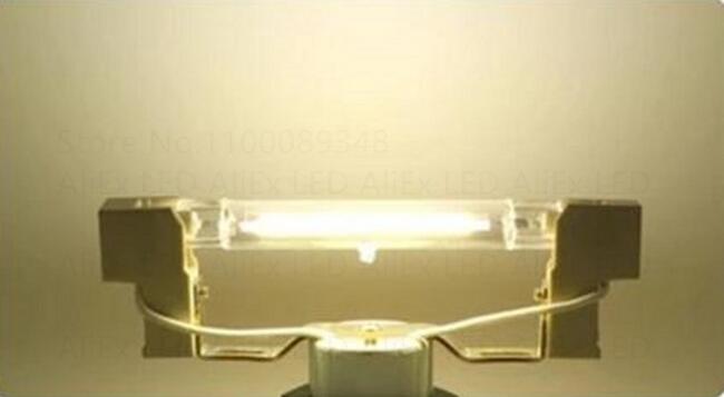 High Power LED R7s COB Glass Tube 118mm J118 78mm J78 COB Light Bulb AC1110V 120V 130V 220V 230V 240V Home Replace Halogen Lamp