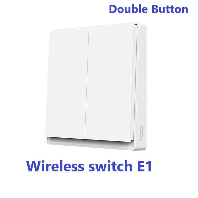 New Aqara Smart Wall Switch E1 ZigBee 3.0 Smart Home Wireless Key Light Switch Fire Wire With NO Neutral For Xiaomi Home homekit