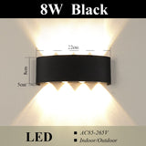 Led Wall Lamp Outdoor Waterproof Up And Down Luminous Lighting Garden Decoration AC85-265V Wall Lights for Bedroom Living Room