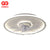 GGBingo Intelligent LED Ceiling Fan Lamp Creative Invisible Integrated Fan Light Silent Stepless Dimming Chandelier Fan Bedroom