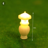 New 1PC 1:25 Mini Lighting Table Lamp Floor Lamp Dollhouse Miniatures Bedroom Floor Lamp Accessories