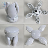 Folding Light Bulb Household Super Bright Energy Saving Foldable Garage Chandelier Five Leaf Light Bulb Adjustable Ceiling Light