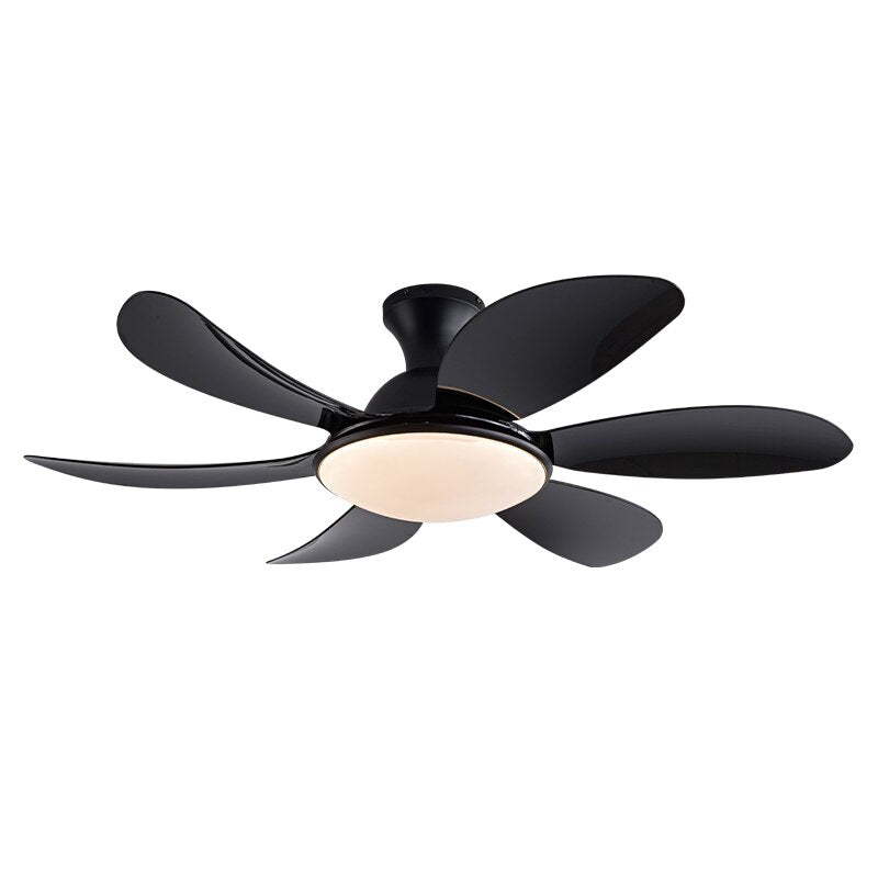 Strong wind household living room fan light bedroom dining room simple ceiling fan light variable frequency silent fan light