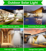 268 LED Reflector Solar Power Outdoor Light for Garden Decor Motion Sensor Street Wall Lamps Waterproof Patio Lighting Spotlight
