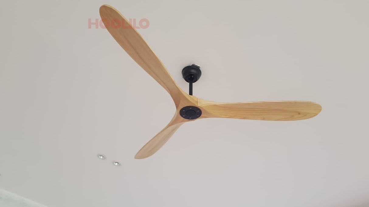 42 52 60 70 Inch 3 Wooden Blade DC Energy Saving Motor Decorative Ceiling Fan Ventilator Light Remote Control Free Shipping