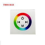 RGB/RGBW wall mounted Touch Panel Controller glass panel dimmer switch Controller DC12V-24V